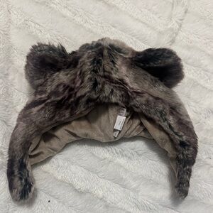 Cozy Faux Fur Bear Hat for Toddlers